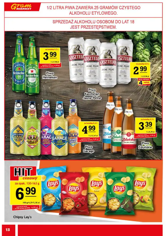 Gram Market - gazetka promocyjna Gazetka od środy 21.01 do wtorku 27.01 - strona 13