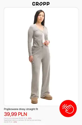 Cropp - gazetka promocyjna Wyprzedaż: do 49,99 PLN dla niej od poniedziałku 19.01  - strona 8