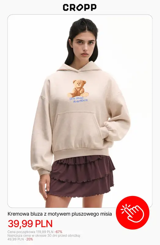 Cropp - gazetka promocyjna Wyprzedaż: do 49,99 PLN dla niej od poniedziałku 19.01  - strona 6