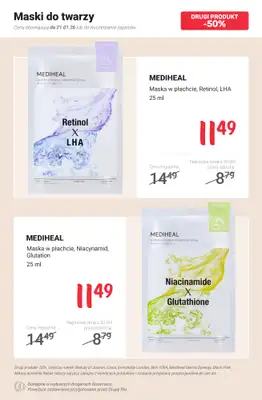 Rossmann - gazetka promocyjna -50% na drugi produkt wybranych marek od poniedziałku 19.01 do środy 21.01 - strona 10