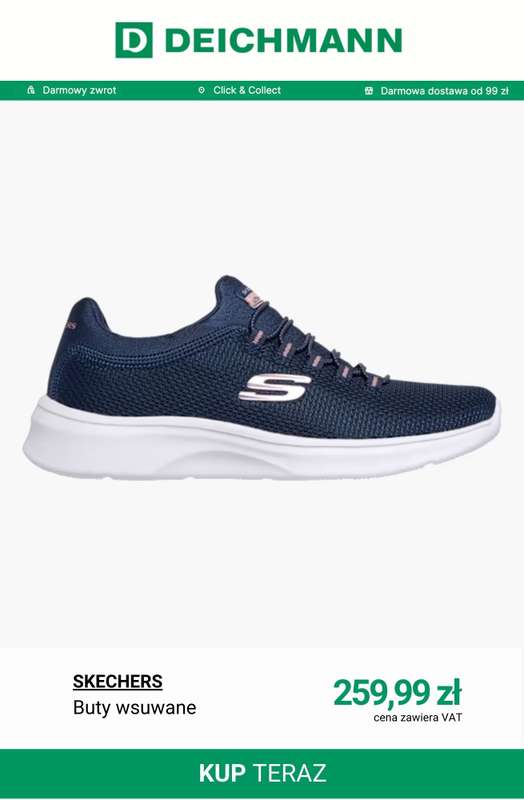 Deichmann - gazetka promocyjna Buty sportowe damskie Skechers od poniedziałku 19.01  - strona 5