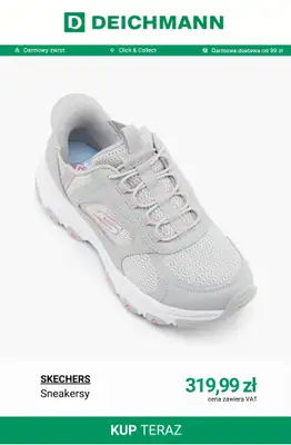 Deichmann - gazetka promocyjna Buty sportowe damskie Skechers od poniedziałku 19.01  - strona 2