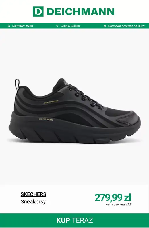 Deichmann - gazetka promocyjna Buty sportowe damskie Skechers od poniedziałku 19.01  - strona 6