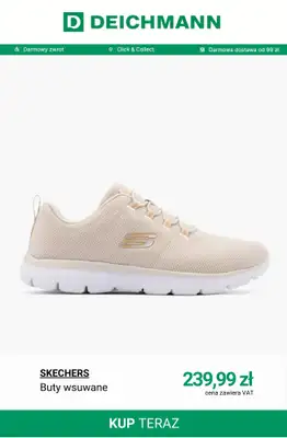 Deichmann - gazetka promocyjna Buty sportowe damskie Skechers od poniedziałku 19.01  - strona 10