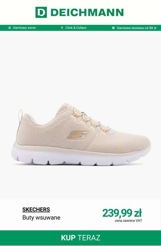 Deichmann - gazetka promocyjna Buty sportowe damskie Skechers od poniedziałku 19.01  - strona 10