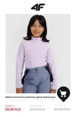4F - gazetka promocyjna Zimowa kolekcja dla dzieci do -50% od poniedziałku 19.01  - strona 14