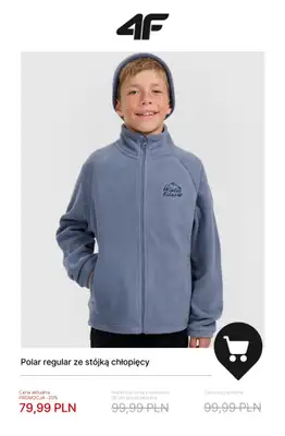 4F - gazetka promocyjna Zimowa kolekcja dla dzieci do -50% od poniedziałku 19.01  - strona 3