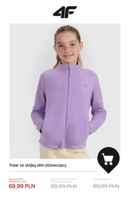 4F - gazetka promocyjna Zimowa kolekcja dla dzieci do -50% od poniedziałku 19.01  - strona 2