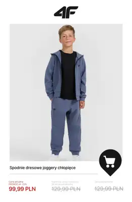 4F - gazetka promocyjna Zimowa kolekcja dla dzieci do -50% od poniedziałku 19.01  - strona 11