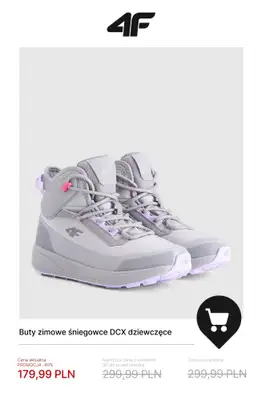 4F - gazetka promocyjna Zimowa kolekcja dla dzieci do -50% od poniedziałku 19.01  - strona 6