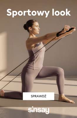 Sinsay - gazetka promocyjna Sportowy look! od poniedziałku 19.01 do niedzieli 25.01