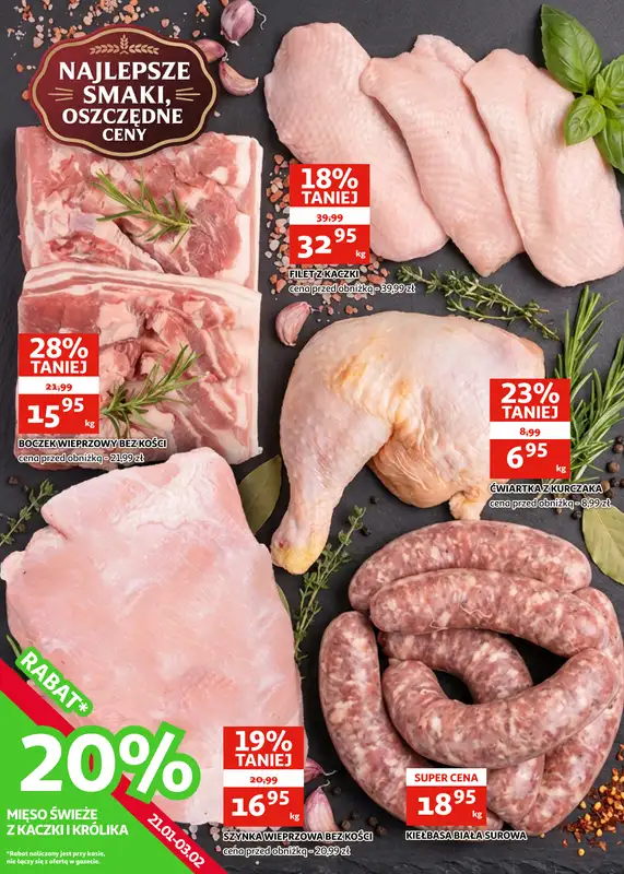 Auchan - gazetka promocyjna Gazetka Racibórz I Tanio i oszczędnie od środy 21.01 do wtorku 03.02 - strona 5