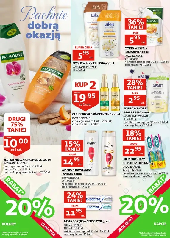 Auchan - gazetka promocyjna Gazetka Zielona Góra I Tanio i oszczędnie od środy 21.01 do wtorku 03.02 - strona 23