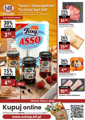 bi1 - gazetka promocyjna Gazetka Czeladź I Tanio i oszczędnie od środy 21.01 do wtorku 03.02