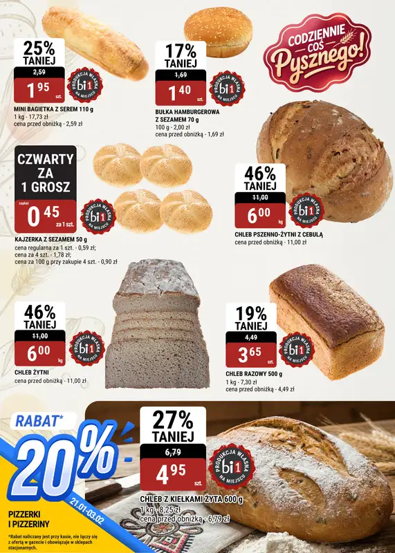 bi1 - gazetka promocyjna Gazetka Ełk I Tanio i oszczędnie od środy 21.01 do wtorku 03.02 - strona 11