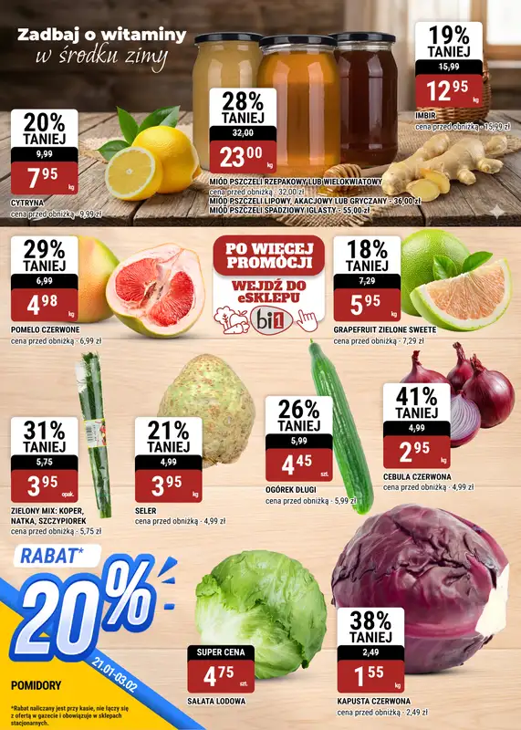 bi1 - gazetka promocyjna Gazetka Szczecin I Tanio i oszczędnie od środy 21.01 do wtorku 03.02 - strona 9