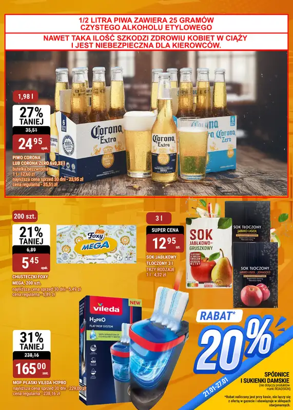 bi1 - gazetka promocyjna Gazetka Wałbrzych I Tanio i oszczędnie od środy 21.01 do wtorku 03.02 - strona 4