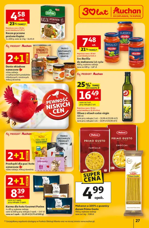 Auchan - gazetka promocyjna Gazetka 30 Lat Hipermarket Auchan od czwartku 22.01 do środy 28.01 - strona 27