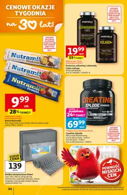 Auchan - gazetka promocyjna Gazetka 30 Lat Hipermarket Auchan od czwartku 22.01 do środy 28.01 - strona 34