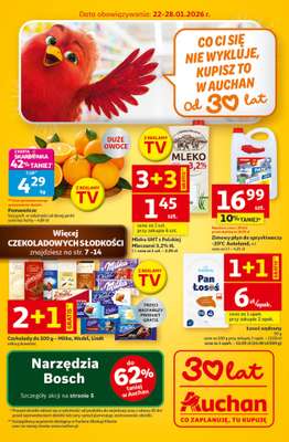 Auchan - gazetka promocyjna Gazetka 30 Lat Hipermarket Auchan od czwartku 22.01 do środy 28.01