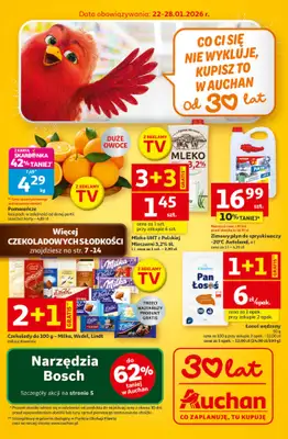 Auchan - gazetka promocyjna Gazetka 30 Lat Hipermarket Auchan od czwartku 22.01 do środy 28.01