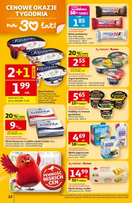 Auchan - gazetka promocyjna Gazetka 30 Lat Hipermarket Auchan od czwartku 22.01 do środy 28.01 - strona 22