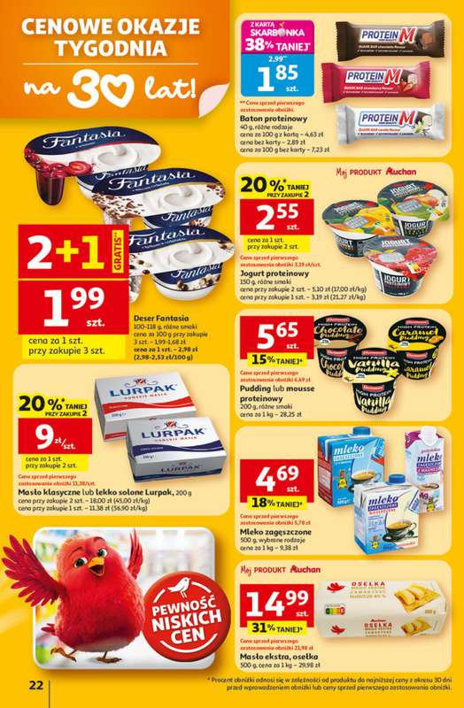 Auchan - gazetka promocyjna Gazetka 30 Lat Hipermarket Auchan od czwartku 22.01 do środy 28.01 - strona 22