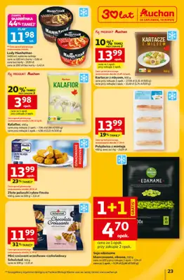 Auchan - gazetka promocyjna Gazetka 30 Lat Hipermarket Auchan od czwartku 22.01 do środy 28.01 - strona 23