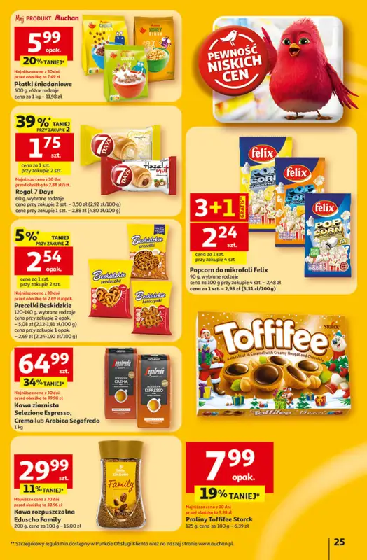 Auchan - gazetka promocyjna Gazetka 30 Lat Hipermarket Auchan od czwartku 22.01 do środy 28.01 - strona 25