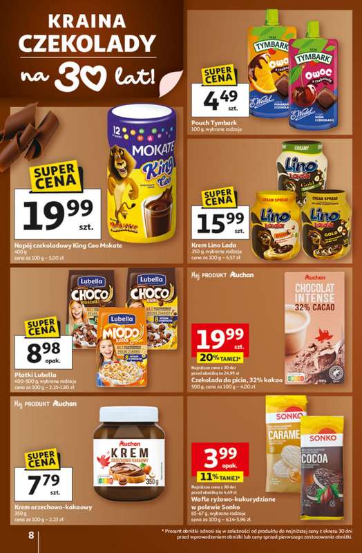 Auchan - gazetka promocyjna Gazetka 30 Lat Hipermarket Auchan od czwartku 22.01 do środy 28.01 - strona 8