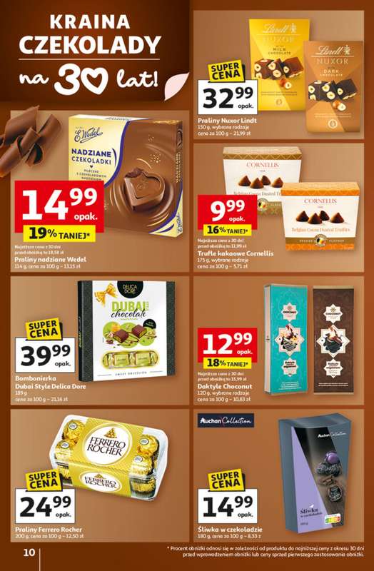 Auchan - gazetka promocyjna Gazetka 30 Lat Hipermarket Auchan od czwartku 22.01 do środy 28.01 - strona 10