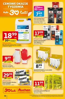 Auchan - gazetka promocyjna Gazetka 30 Lat Hipermarket Auchan od czwartku 22.01 do środy 28.01 - strona 36