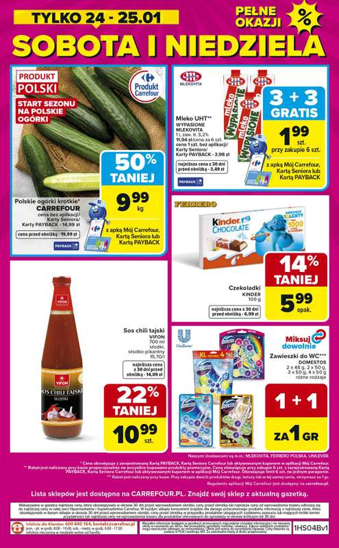Carrefour - gazetka promocyjna Gazetka Weekend okazji  już od czwartku od czwartku 22.01 do niedzieli 25.01 - strona 8