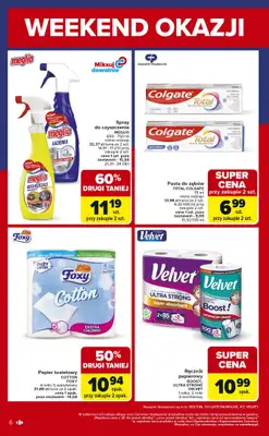 Carrefour - gazetka promocyjna Gazetka Weekend okazji  już od czwartku od czwartku 22.01 do niedzieli 25.01 - strona 6