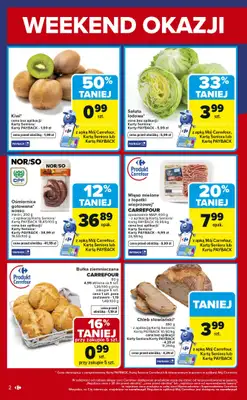 Carrefour Market - gazetka promocyjna Gazetka Weekend okazji  już od czwartku od czwartku 22.01 do niedzieli 25.01 - strona 2