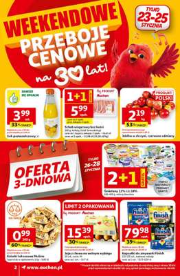 Auchan - gazetka promocyjna Gazetka 30 Lat Supermarket Auchan od czwartku 22.01 do środy 28.01 - strona 2