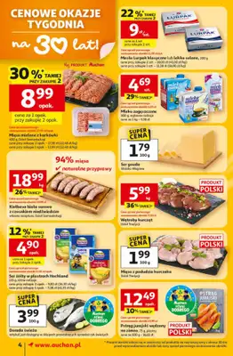 Auchan - gazetka promocyjna Gazetka 30 Lat Supermarket Auchan od czwartku 22.01 do środy 28.01 - strona 4