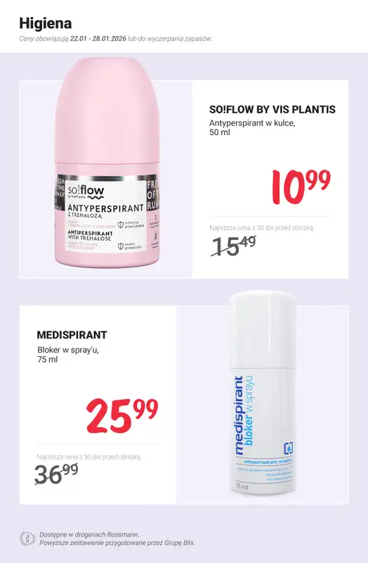 Rossmann - gazetka promocyjna MEGA promocje z nowej gazetki od czwartku 22.01 do środy 28.01 - strona 9