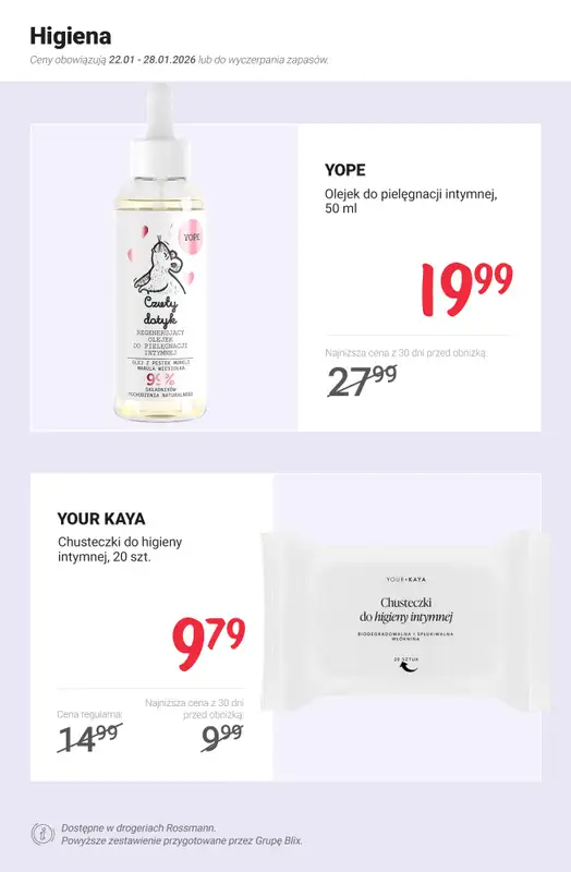 Rossmann - gazetka promocyjna MEGA promocje z nowej gazetki od czwartku 22.01 do środy 28.01 - strona 8