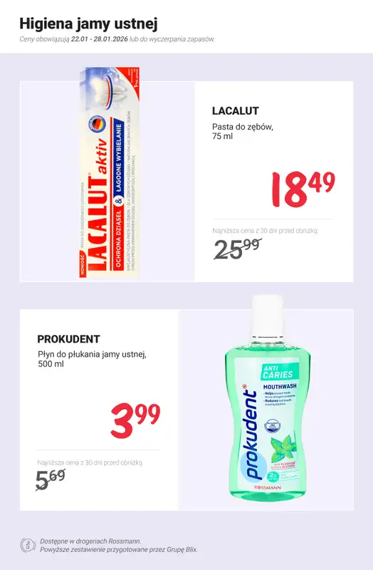 Rossmann - gazetka promocyjna MEGA promocje z nowej gazetki od czwartku 22.01 do środy 28.01 - strona 10