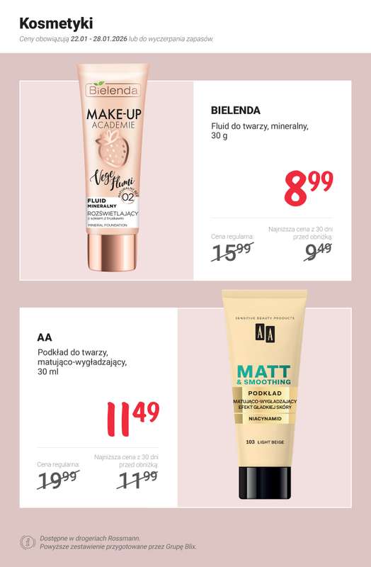 Rossmann - gazetka promocyjna MEGA promocje z nowej gazetki od czwartku 22.01 do środy 28.01 - strona 2