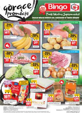 Bingo - gazetka promocyjna Gazetka od wtorku 20.01 do soboty 31.01