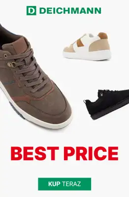 Deichmann - gazetka promocyjna Best Price - buty męskie od wtorku 20.01 