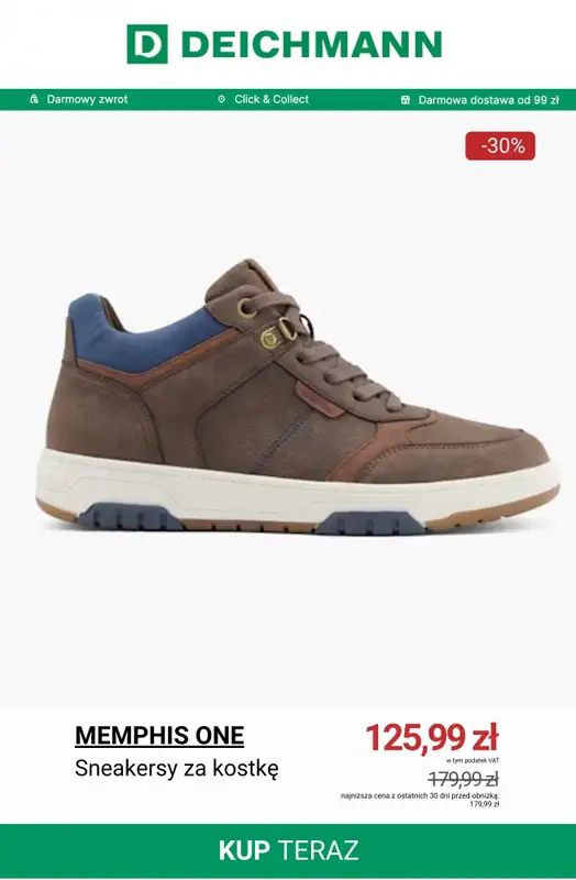 Deichmann - gazetka promocyjna Best Price - buty męskie od wtorku 20.01  - strona 12