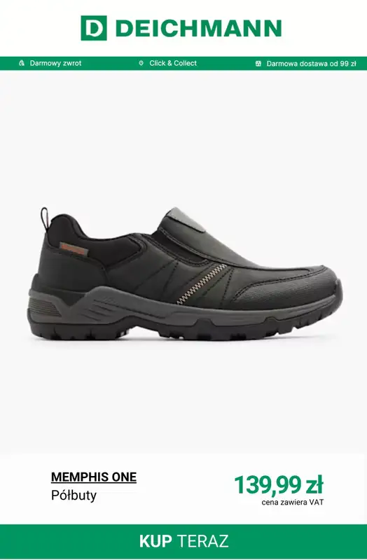 Deichmann - gazetka promocyjna Best Price - buty męskie od wtorku 20.01  - strona 7
