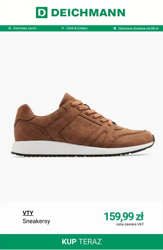 Deichmann - gazetka promocyjna Best Price - buty męskie od wtorku 20.01  - strona 3