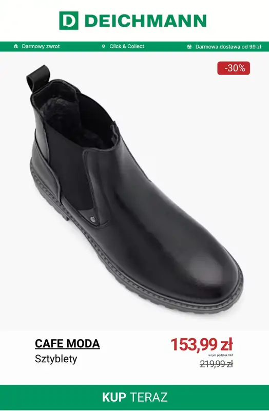 Deichmann - gazetka promocyjna Best Price - buty męskie od wtorku 20.01  - strona 2