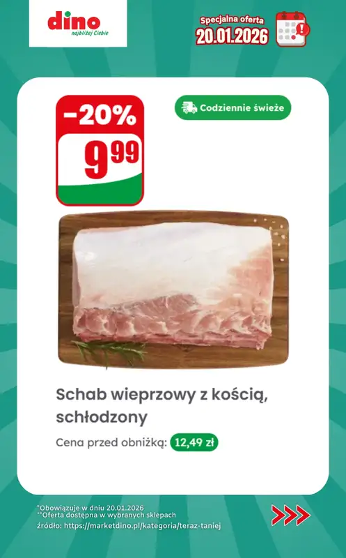 Dino - gazetka promocyjna Specjalna oferta na 20.01.2026 - promocje spoza gazetki od wtorku 20.01 do wtorku 20.01 - strona 6