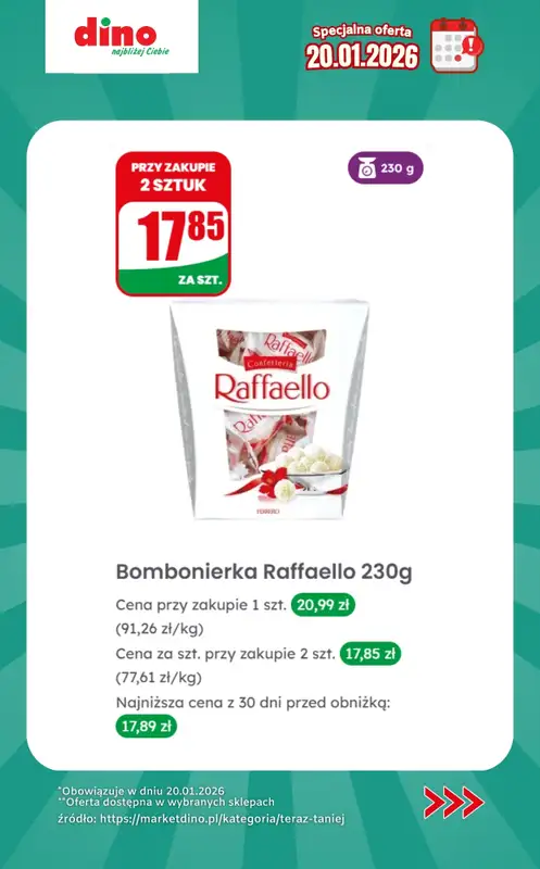Dino - gazetka promocyjna Specjalna oferta na 20.01.2026 - promocje spoza gazetki od wtorku 20.01 do wtorku 20.01 - strona 9