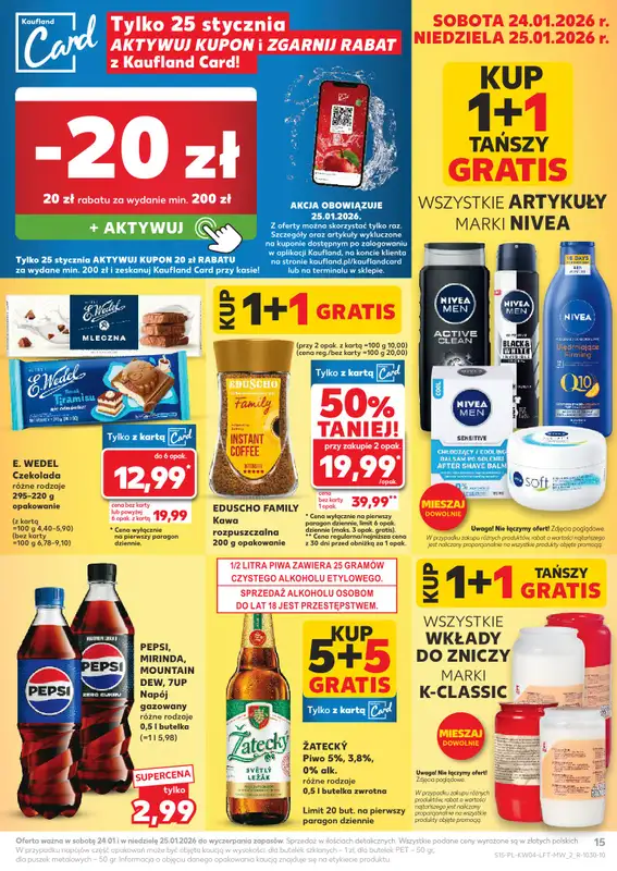 Kaufland - gazetka promocyjna Oferta Kaufland  do środy 28.01 - strona 15